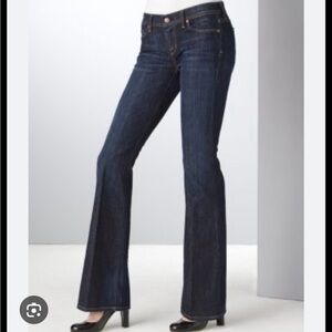 Citizens of Humanity Flare Paige #003 Stretch Low Rise Full Leg Jeans Size 26.